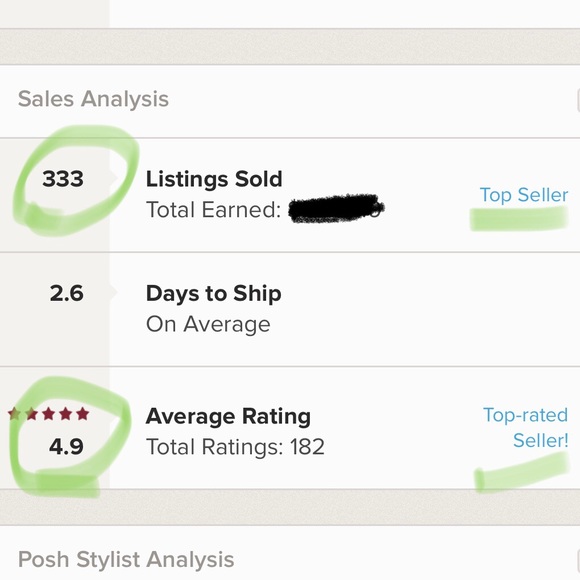 5⭐️, Posh Ambassador, top-rated seller, fast ship! - Picture 4 of 6